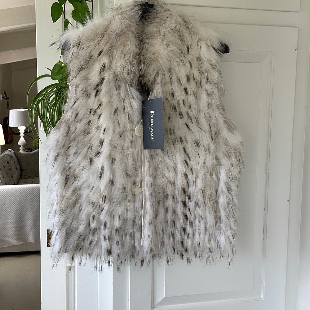 Peter Mark Fur Vest NWT